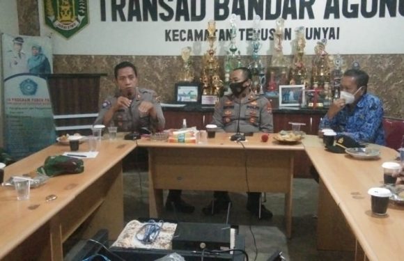 Polres Lamteng Launching Bandaragung Jadi Kampung Tangguh Nusantara