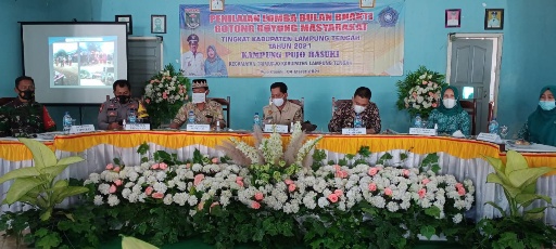 Lomba BBGRM Kampung Pujobasuki Dinilai, Sutami; Kami Siap Wakili Lamteng ke Tingkat Provinsi