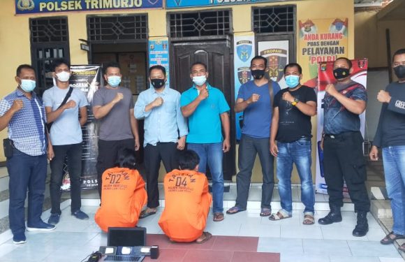 Di-back Up Polda Lampung, Tekab 308 Polsek Trimurjo Bekuk Dua  Pelaku Curat