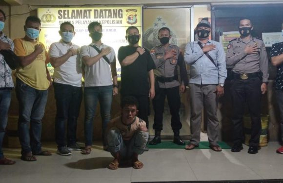 Jambret di Jalinsum Yukumjaya Dibekuk Anggota Polsek Terbanggibesar