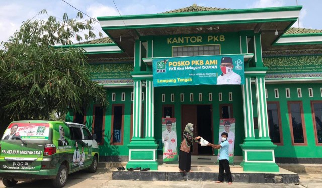 Dirikan Posko PKB AMI untuk Melayani Isoman Masyarakat Lamteng