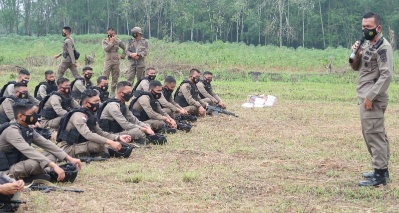 Danyon B Pelopor Latihan CQB di Komeringputih Antisipasi Terorisme dan C3