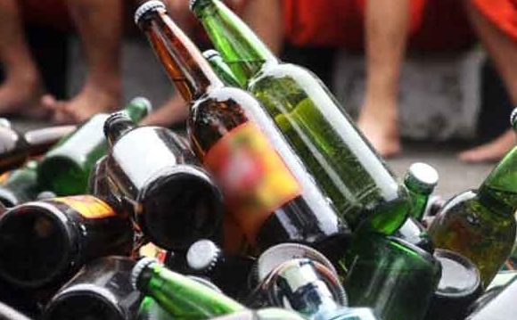Ops Cempaka 2022, Polsek Seputihsurabaya Sita Puluhan Botol Miras