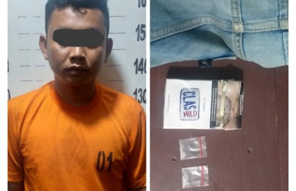 Simpan Sabu di Bungkus Rokok, Warga Kotagajah Ditangkap Unit Reskrim Polsek Punggur