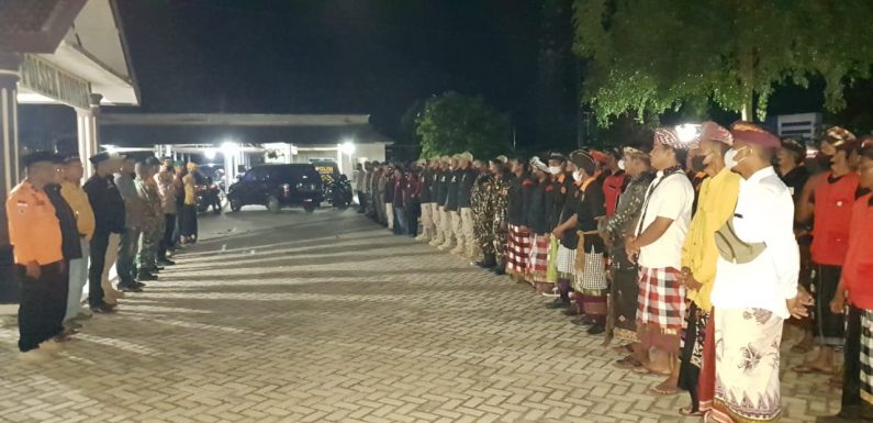 Sinergitas di Wilkum Polsek Rumbia Amankan Malam Takbir dan Sholat Idul Fitri