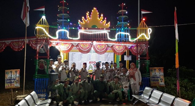 Wakili Kecamatan Trimurjo Dalam Lomba Siskamling Berjaya, Kampung Liman Benawi Dinilai