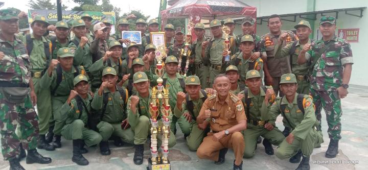 Lomba Linmas se-Lamteng, Kecamatan Trimurjo Sabet Tiga Juara