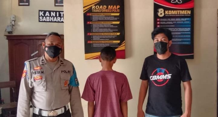 Dua Kali Cabuli Teman Dekat, Pelajar SMA Diciduk Tekab 308 Polsek Bumiratunuban