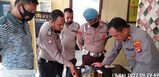 Tes Urine Dadakan Anggota Polsek Rumbia, Begini Hasilnya