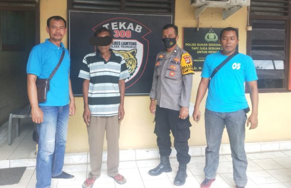 Cabuli Dua Bocah SD, Pria Paruh Baya Ditangkap Tekab 308 Polsek Trimurjo