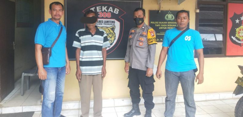 Cabuli Dua Bocah SD, Pria Paruh Baya Ditangkap Tekab 308 Polsek Trimurjo