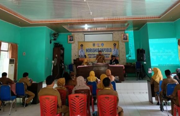 Disdikbud Lamteng Gelar Workshop Dapobud, Paparkan Mekanisme Pendataan Objek Kebudayaan