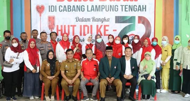 HUT IDI ke-72, Gelar Baksos  Donor Darah dan Pengobatan Gratis