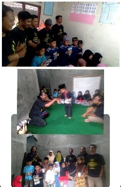 Bentuk Anak Berahlak Mulia, DPD AMPI Lamteng Berikan Bantuan Kitab Suci Al-Qur’an