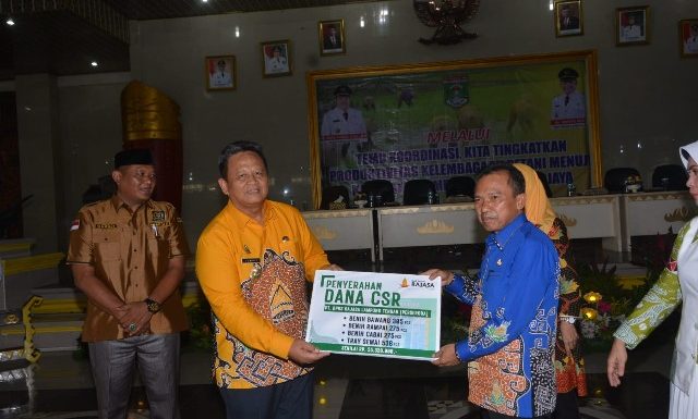 Kelembagaan Pertanian di Lamteng Terima Bantuan Modal dan Benih dari Pemkab Lamteng