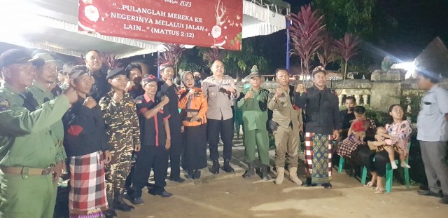 Amankan Nataru, Polsek Rumbia Libatkan Semua Komponen