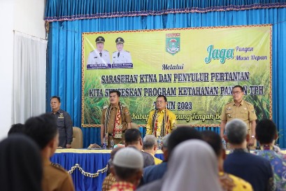 Sukseskan Masa Tanam 2023, Bupati Lamteng Musa Ahmad Sarasehan Bersama Petani di Wilayah Timur