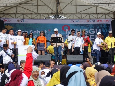 Lapangan Prosida Bandarjaya Menjadi Pusat HUT BUMN ke 25 di Lamteng