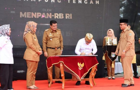 Refleksi 2 Tahun Musa-Dito, Resmikan MPP Lamteng oleh Menpan RB Azwar Anas