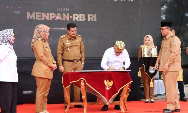 Refleksi 2 Tahun Musa-Dito, Resmikan MPP Lamteng oleh Menpan RB Azwar Anas