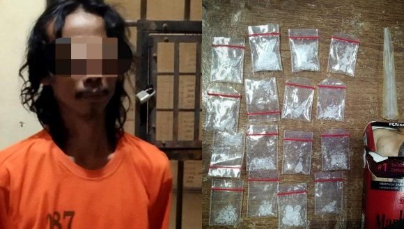 Diduga Pengedar Narkoba Ditangkap Polres Lamteng, Amankan Sabu Seberat 5,5 Gram
