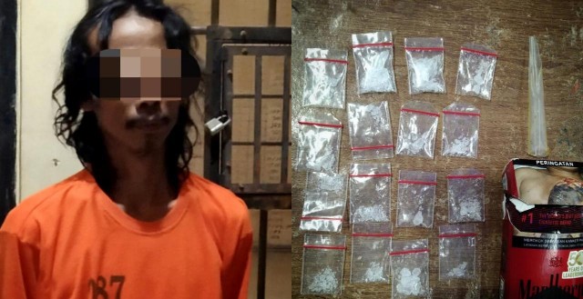 Diduga Pengedar Narkoba Ditangkap Polres Lamteng, Amankan Sabu Seberat 5,5 Gram