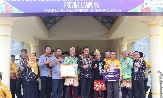 Kembali Torehkan Prestasi, Pemkab Lamteng Raih Juara Dalam Lomba TTG XXIV Tingkat Nasional
