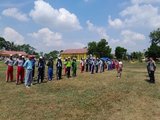 72 Peserta Calon Paskibraka Seputihmataram Giatkan Latihan