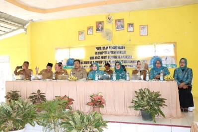 Wakili Bupati Lamteng, Zulfikar Irwan Hadiri Pembinaan P3KSS di Kampung Bumiraharjo