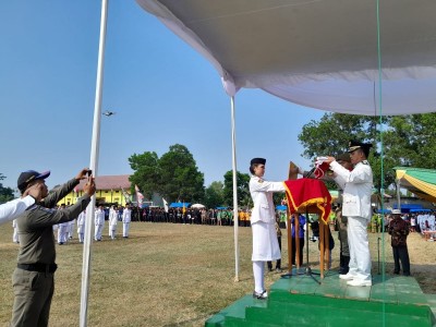 Camat Seputihmataram Pimpin Upacara HUT RI Ke-78
