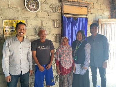 Keluarga Almarhum BAS Sambut Kunjungan Takziah RSU Mitra Mulia Husada Bandarjaya