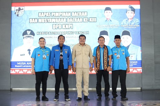 Bupati Musa Buka Rapimda dan Musda ke-XIII DPD KNPI Lamteng