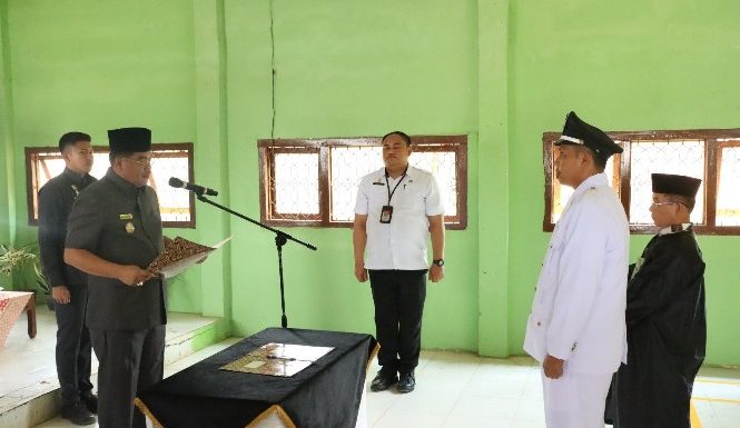 Lantik PAW Kakam Mojopahit, Bupati Musa; Layani Masyarakat dengan Baik dan Bijaksana