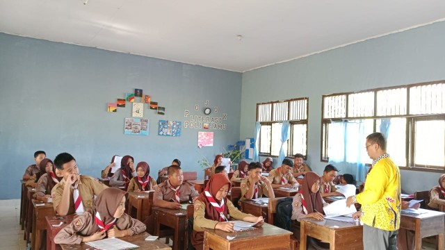 SMPN 2 Bandar Mataram Laksanakan PAS Ganjil Hari Terakhir