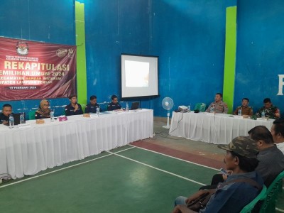 Camat Bandar Mataram Hadiri Pembukaan Rapat Pleno Rekapitulasi Hasil Pemilu 2024 Tingkat PPK