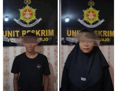 Tekab 308 Presisi Polsek Trimurjo Tangkap Dua Sejoli Pembuang Bayi di Irigasi