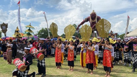Festival Ogoh-ogoh Jadi Ajang Promosi Pariwisata Lamteng