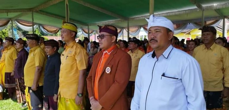 DPD Prajaniti Lampung Hadiri Dharma Shanti di Lamteng