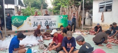 Idul Adha 2024, RS.Mitra Mulia Husada Bandarjaya Kurban 1 Ekor Sapi di Ponpes Bani Musa