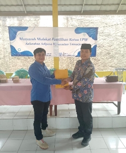 Terpilih Secara Aklamasi, Ketua LPM Kelurahan Adipuro Alandia Vialin Siap Bersinergi