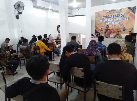 Panwascam Punggur Gelar Sosialisasi Pengawasan Pertisipasi Masyarakat Untuk Pilkada 2024