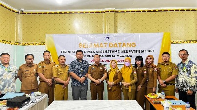 Guna Validasi Faskes Rujukan, RS MMH Bandarjaya Terima Kunjungan Tim Visitas Dinkes Mesuji