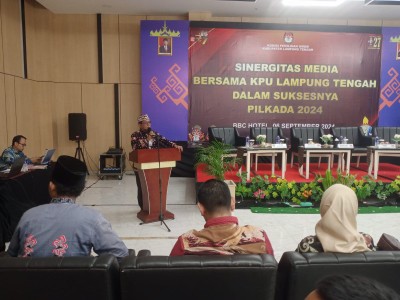 Jelang Pilkada 2024, KPU Lamteng Gelar  Sosialisasi dan Pendidikan Pemilih Bersama Insan Pers