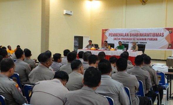 Dukung Program Asta Cita, Kapolres Lamteng Perintahkan Bhabinkamtibmas Menjadi Pelopor Ketahanan Pangan di Masyarakat