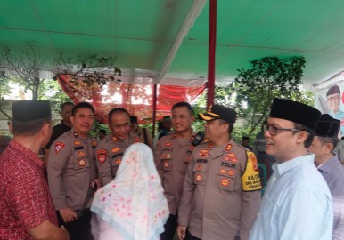 Usai Pemungutan Suara, Kapolres Lamteng Patroli Cooling System ke Kediaman Paslon Bupati