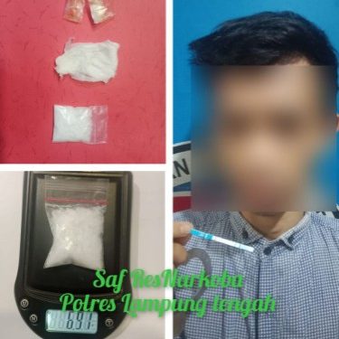 Polres Lamteng Berhasil Ungkap Kasus Narkoba, 1 Pelaku Diamankan