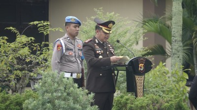 Kapolres Lamteng Pimpin Upacara Peringatan Hari Bela Negara ke-76
