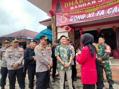 Ratusan Umat Budha Rayakan Imlek 2025 di Wihara Dharma Jaya