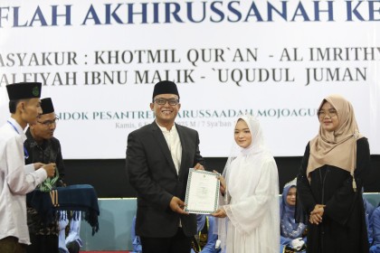 Hadiri Haflah Akhirussanah dan Khotmil Qur’an di Ponpes Darussa’adah, Ini Pesan Wabup Lamteng Ardito Wijaya