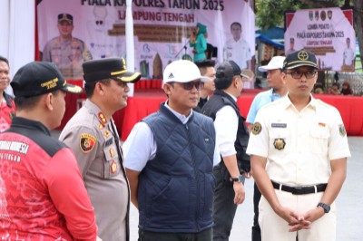 Piala Kapolres Resmi Dibuka, Wujudkan Pelajar Lamteng Berkarakter, Disiplin dan Cinta Tanah Air